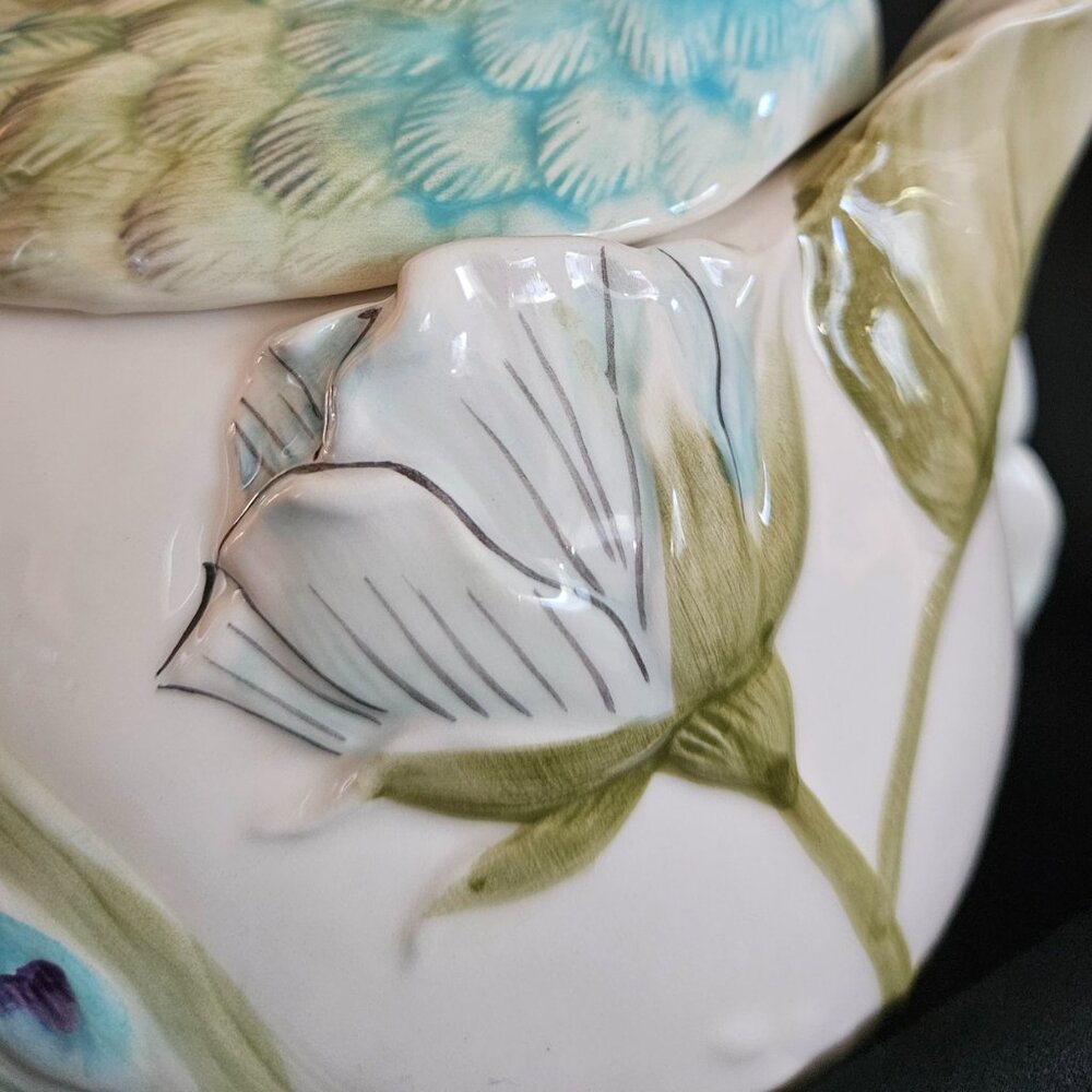 Rachel Bilson Edie Rose Home Peacock Collection Teapot - Picture 5 of 12